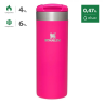 Термокружка STANLEY AEROLIGHT TRANSIT MUG 0,47L (10-13325-002) розовая