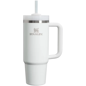 Термокружка STANLEY QUENCHER H2.0 0,88L 10-11912-083 с трубочкой белая