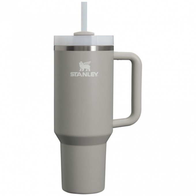 Термокружка STANLEY QUENCHER H2.0 1,18L () с трубочкой, пепельно-серая 10-11913-075 Термокружка STANLEY QUENCHER H2.0 1,18L () с трубочкой, пепельно-серая 10-11913-075