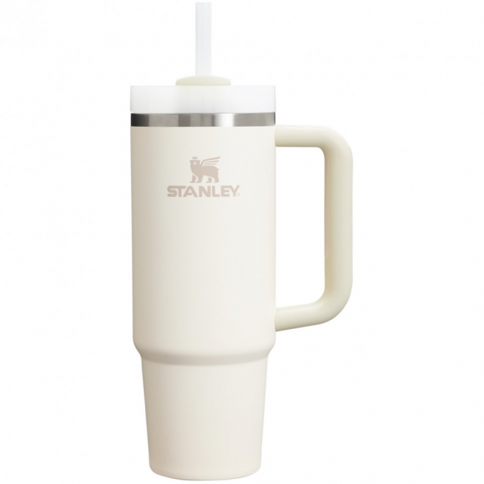 Термокружка STANLEY QUENCHER H2.0 0,88L () с трубочкой, кремовая 10-11912-081 Термокружка STANLEY QUENCHER H2.0 0,88L () с трубочкой, кремовая 10-11912-081